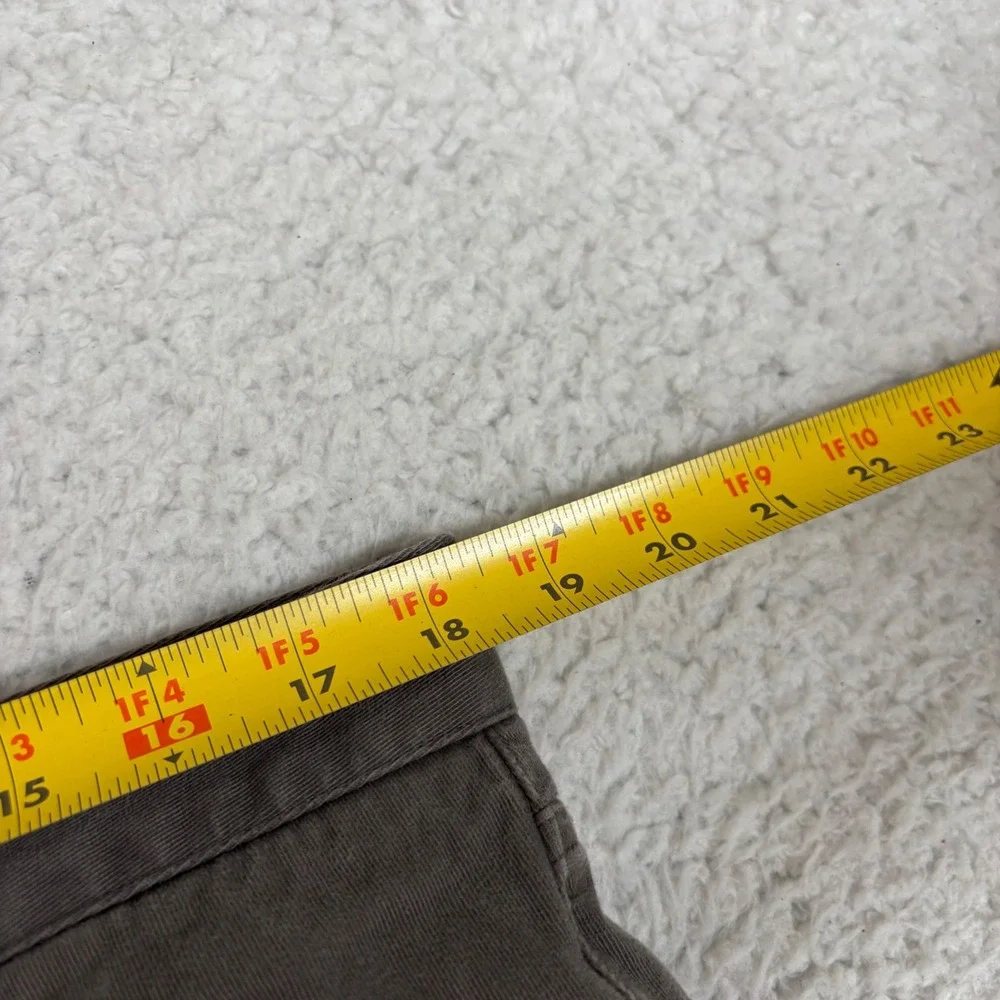 Vince Mens Straight Leg Five Pocket Pants Grey Brown Cotton Stretch Size 36